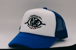 Spread Love Hat (Blue/White)