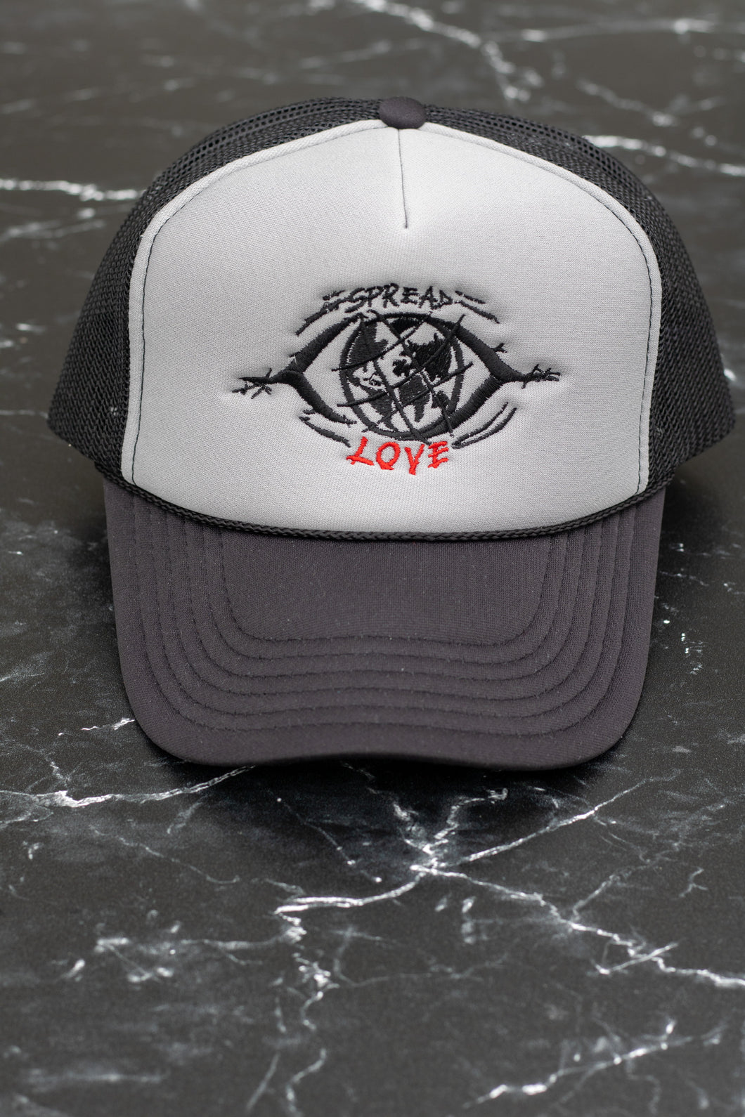 Spread Love Hat (Black/Grey)
