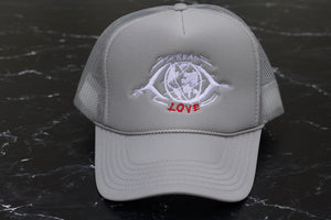 Spread Love Hat(Gray/White)